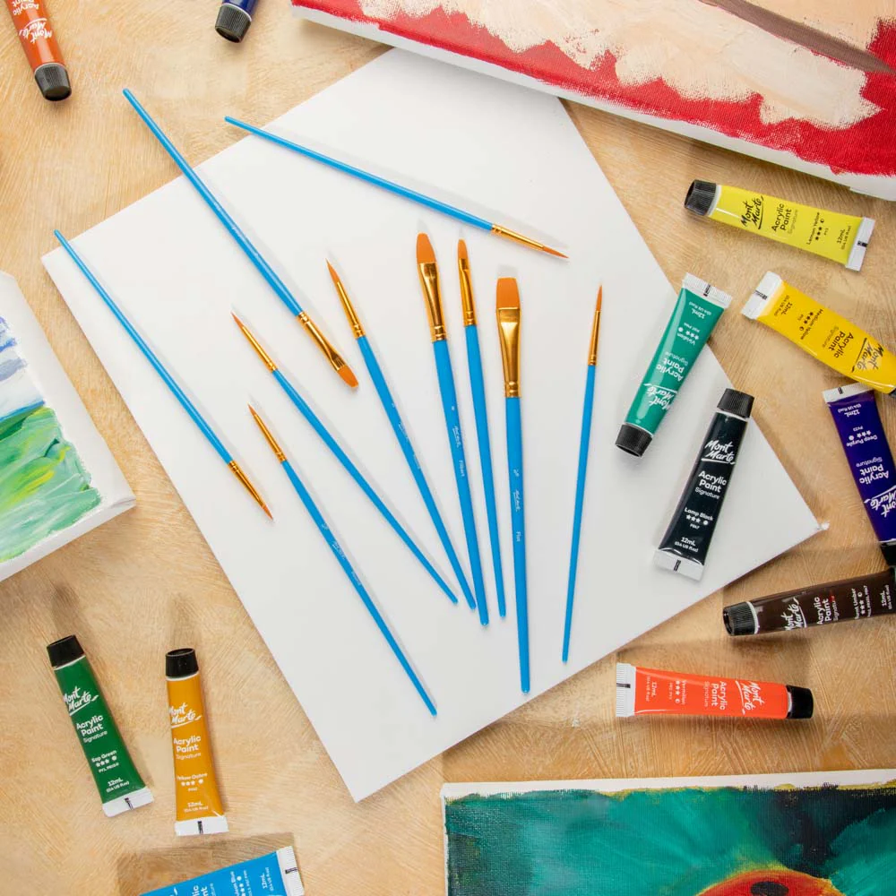 Pensule Discovery acrylic Mont Marte 10/set [5]