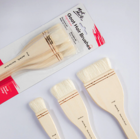 BMHS1003 Pensule Mont Marte păr capră 3 buc/set 25/50/75 mm [1]