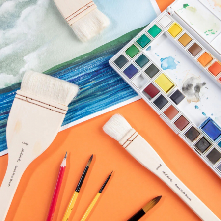 BMHS1003 Pensule Mont Marte păr capră 3 buc/set 25/50/75 mm [6]