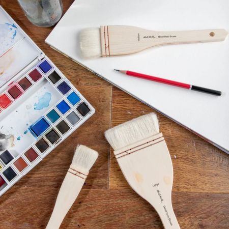 BMHS1003 Pensule Mont Marte păr capră 3 buc/set 25/50/75 mm [7]