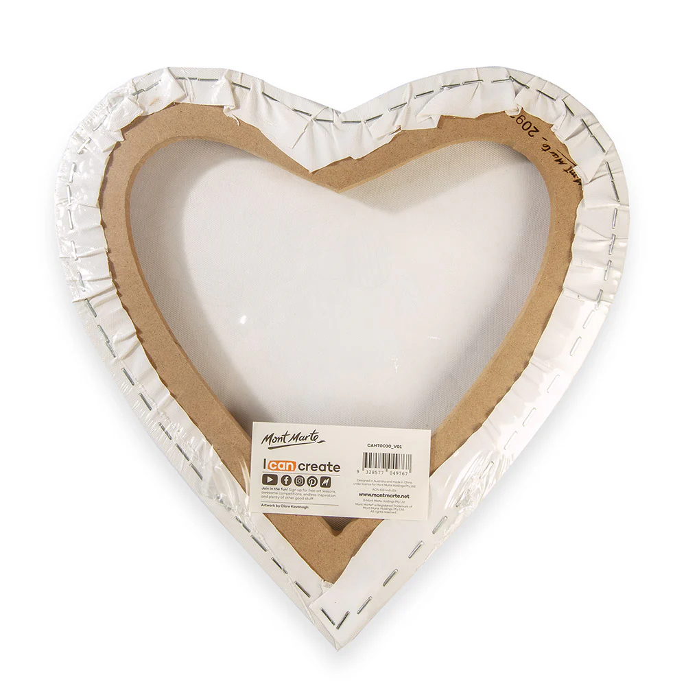 CAHT0030 Pânză model Inimă 30cm Mont Marte [4]