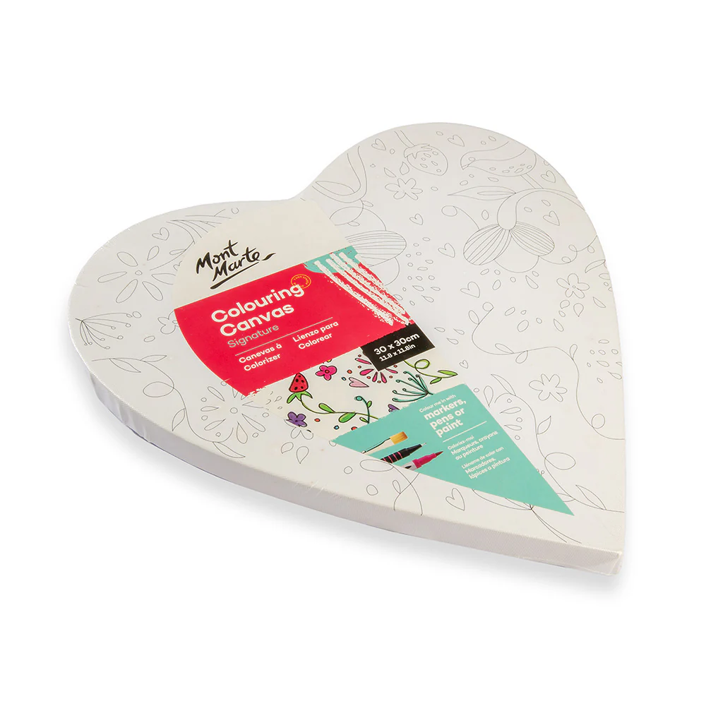 CAHT0030 Pânză model Inimă 30cm Mont Marte [2]
