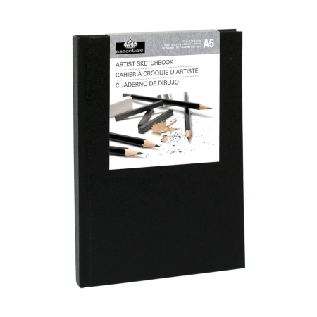 Caiete schițe - Caiet de schite cu hartie alba A5 80 file Royal Langnickel Essentials