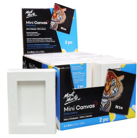 CAXX0608 Mini Canvas Mont Marte 6x8cm 2buc/set [2]