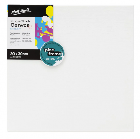 Panza - CDDS3030 Pânză șasiu densitate simplă Mont Marte Discovery 30 x 30cm