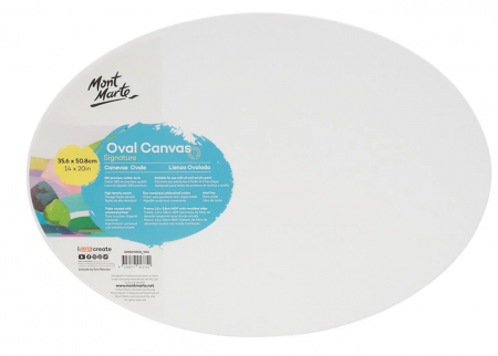 Canvas- speciale - CMOV3550 Pânză ovală densitate dublă Mont Marte 35.6x50.8cm