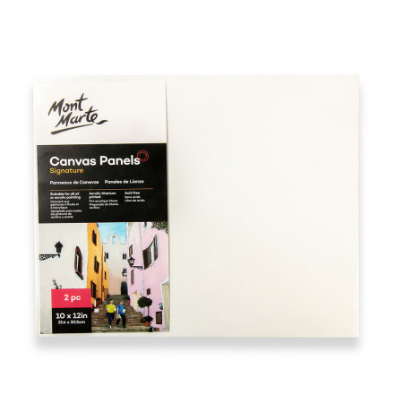 Suporturi pictura - CMPL2530 Canvas 25.4x30.5cm caserat 2/set Mont Marte