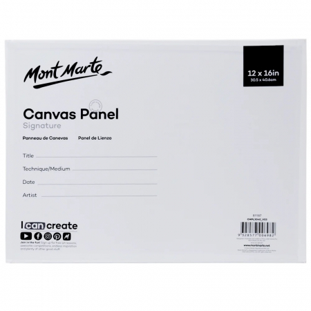 CMPL3040 Canvas caserat 30.5x40.6cm Mont Marte [2]