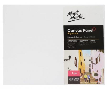 Canvas- speciale - CMPL4050 Placaj pânzat caserat Mont Marte 40.6x50.8cm