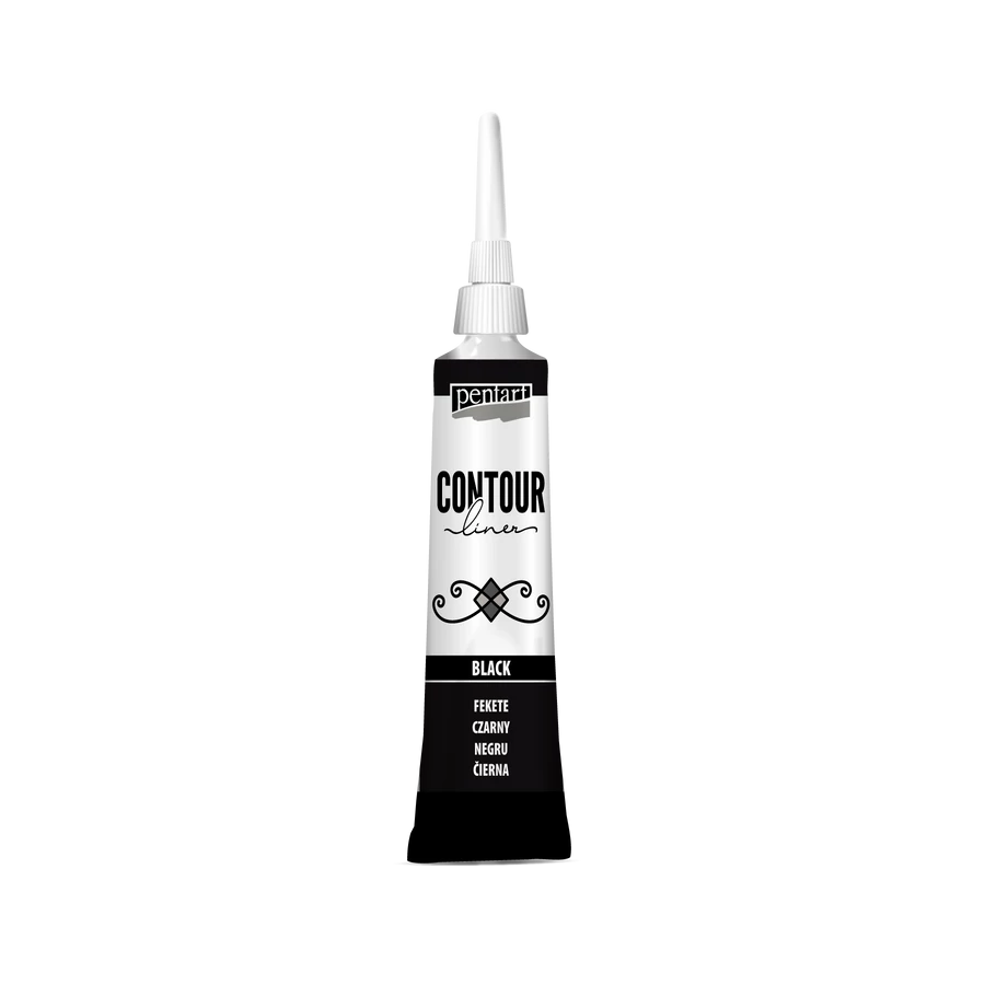 Vopsele sticla - Contur Universal Pentart 20ml