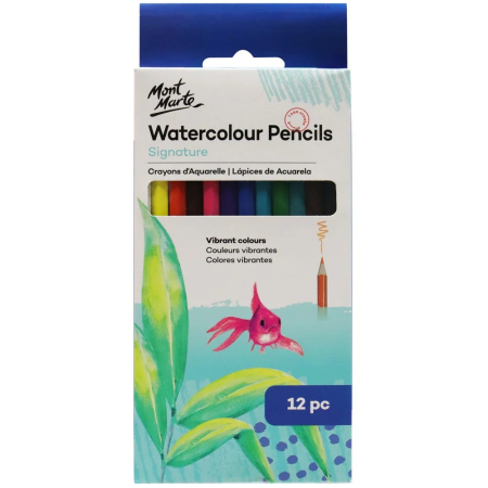 Creioane Watercolour Mont Marte 12/set