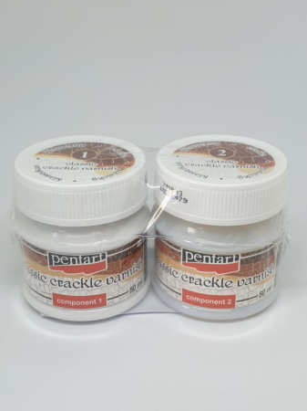 Poleire și aurire - Lac crapare bicomponent 50 ml clasic Pentart