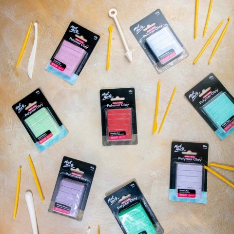 Lut polimeric Mont Marte 60g - Metallic Red [3]