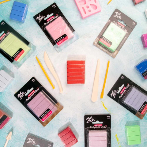 Lut polimeric Mont Marte 60g - Metallic Red [4]