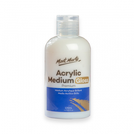 Mediumuri, solventi - MAMD0001 Medium Mont Marte Acrylic gloss 135ml