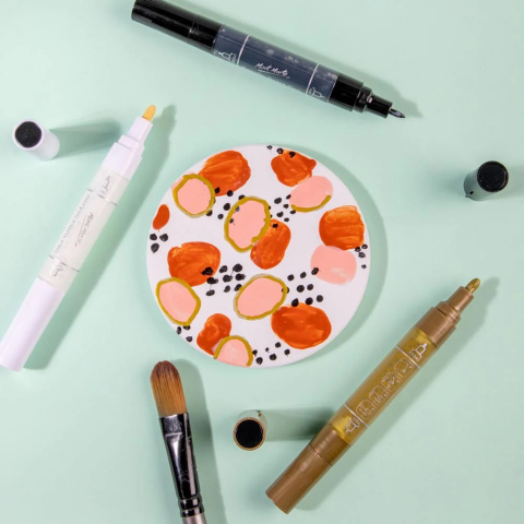 Marker acrilic 2 capete Mont Marte 2buc - Gold [9]