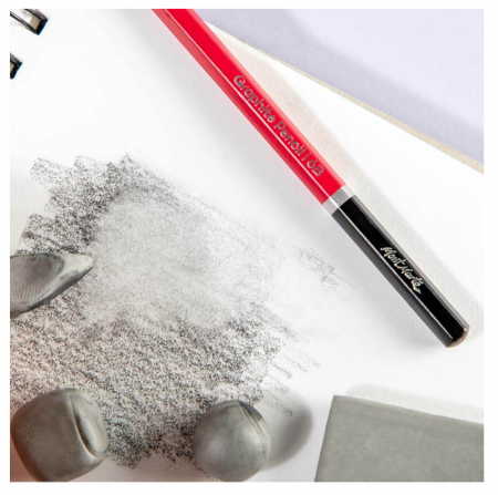 Radiera plastica Mont Marte 2/set [6]