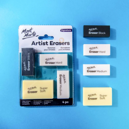 MAXX0005 Radieră Mont Marte Artist 4/set [2]