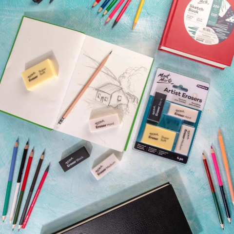 Radiera Mont Marte Artist 4/set [6]