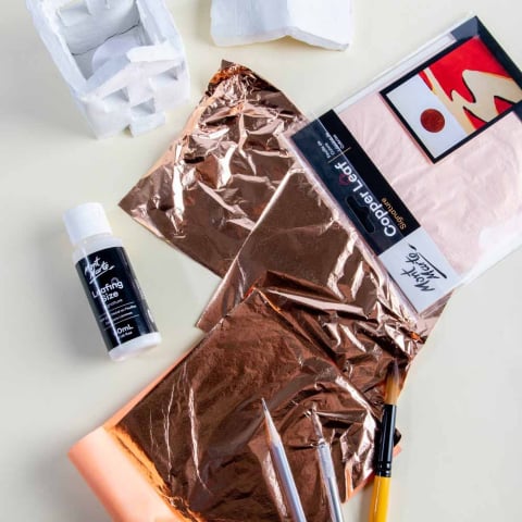 Imitatie foita Mont Marte 14x14cm 25 coli - Copper [6]