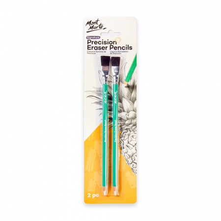 Grafica - MAXX0055 Radieră precizie cu pensulă Mont Marte 2/set