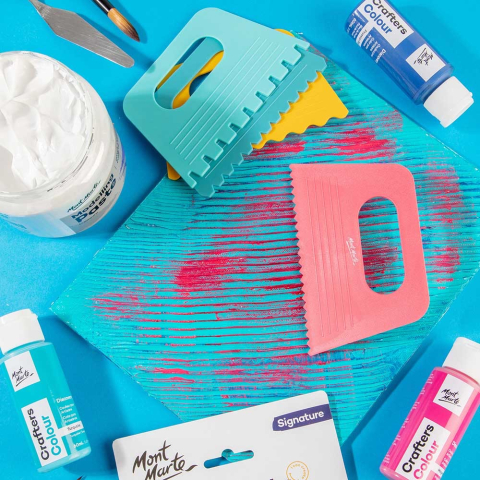 Spaclu textura Mont Marte 4buc/set [9]