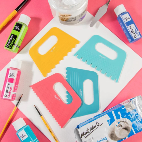 Spaclu textura Mont Marte 4buc/set [8]