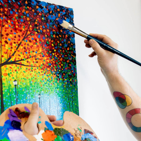 MCG0085 Pensula chungking plata 24 Mont Marte [4]