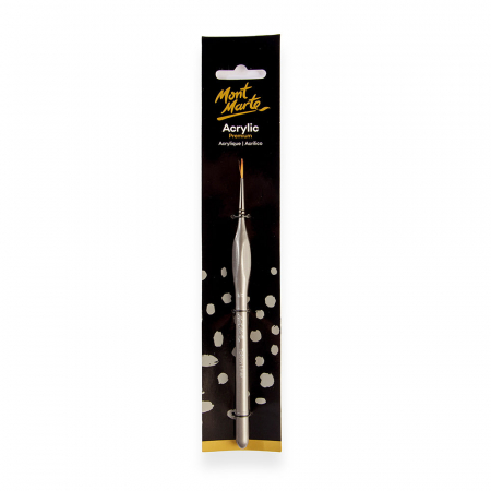 Pensule pentru acrilice - MCG0122 Pensulă taklon tip liner 5/0 Mont Marte