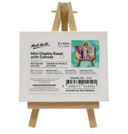 MEA0019 Șevalet de masă și canvas Mont Marte 8x10cm [2]
