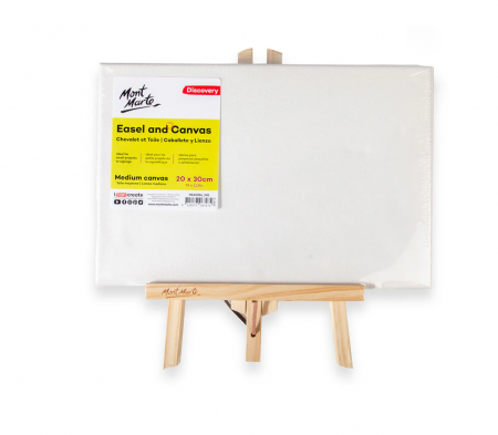 Sevalete - MEA0056 Şevalet și pânzã Discovery medium 20x30cm Mont Marte