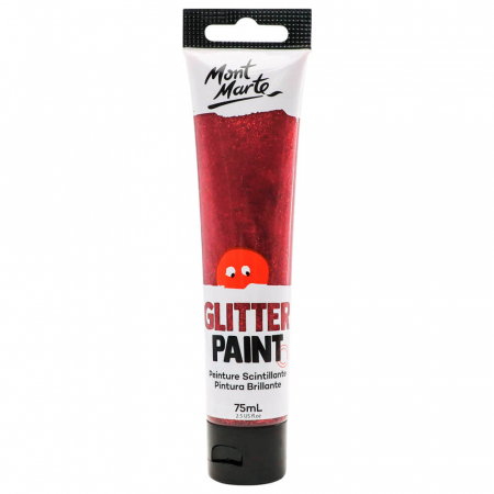Acrilice speciale - MKGL0005 Vopsea cu sclipici 75ml Mont Marte - Hot Pink
