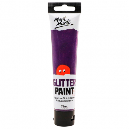 Acrilice speciale - MKGL0007 Vopsea cu sclipici 75ml Mont Marte - Purple
