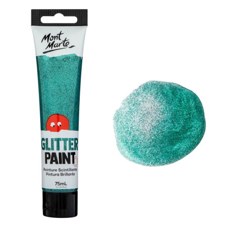 MKGL0010 Vopsea cu sclipici 75ml Mont Marte - Turquoise [1]