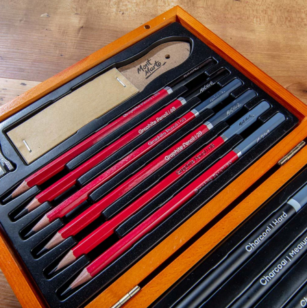 Set schite in cutie lemn Mont Marte 20buc [5]