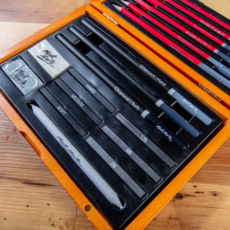 Set schite in cutie lemn Mont Marte 20buc [4]