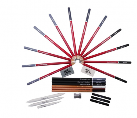 MMGS0031 Set schițe în cutie tablă Mont Marte 27buc [5]