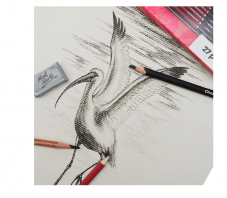 MMGS0031 Set schițe în cutie tablă Mont Marte 27buc [1]