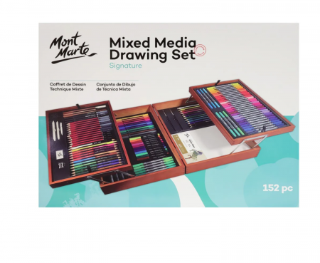 Accesorii pictura si grafica - MMGS0041 Set desen mixt media Mont Marte 152buc
