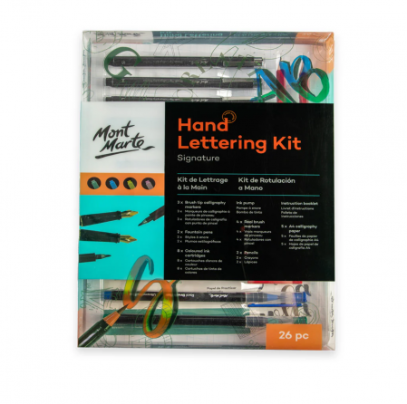 Grafica - MMGS0042 Kit caligrafie Mont Marte 26buc