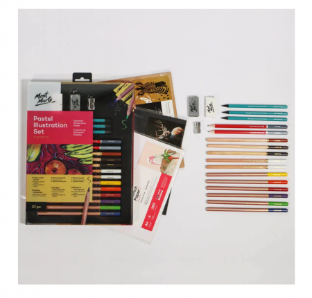 MMGS0044 Set ilustrație pastel Mont Marte 37buc [2]
