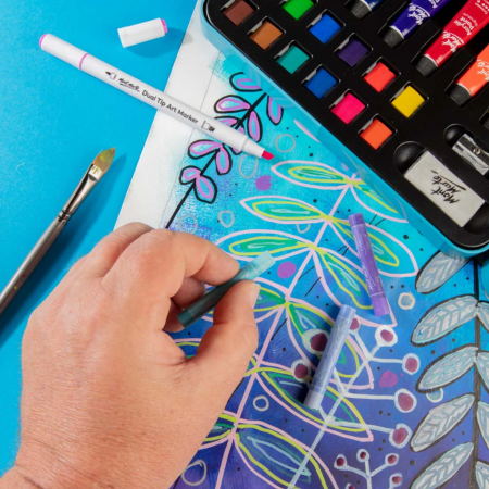 MMGS0060 Set mixt media cutie tablă 60buc Mont Marte [5]