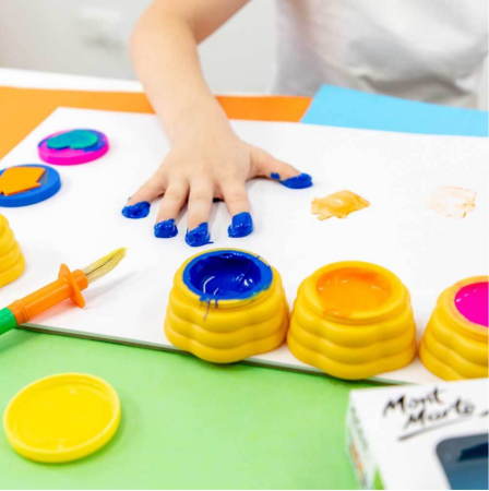 MMKC0003 Vopsea pt pictat cu degetul și ștampile Mont Marte 4buc/set [3]