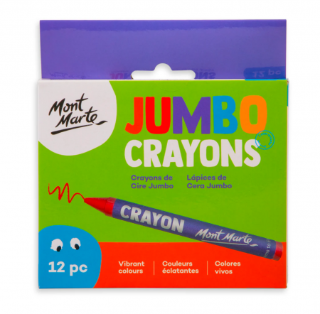 MMKC0217 Mont Marte Creioane cerate Jumbo 12buc [0]