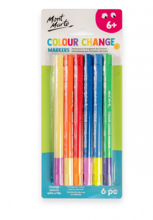 Markere - MMKC0225 Markere cu schimbare de culoare Mont Marte 6buc