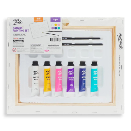 MMKC2003  Set creativ Mont Marte – Canvas cu acrilice „Car” [1]