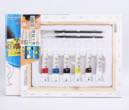 MMKC2004 Set creativ Mont Marte canvas cu acrilice - Unicorn [1]