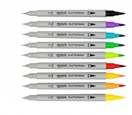 MMPM0024 Markere Tri Grip Duo Mont Marte 48buc/set [4]