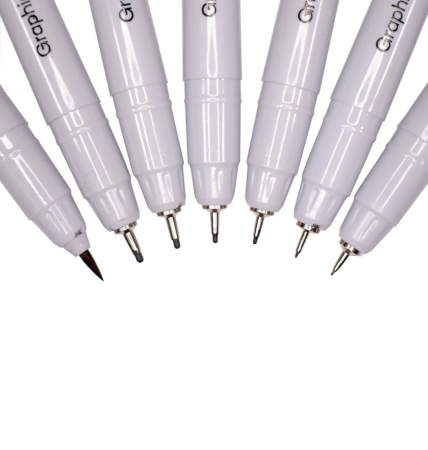 MMPM0025 Finelinere grafice Mont Marte 7buc/set [6]