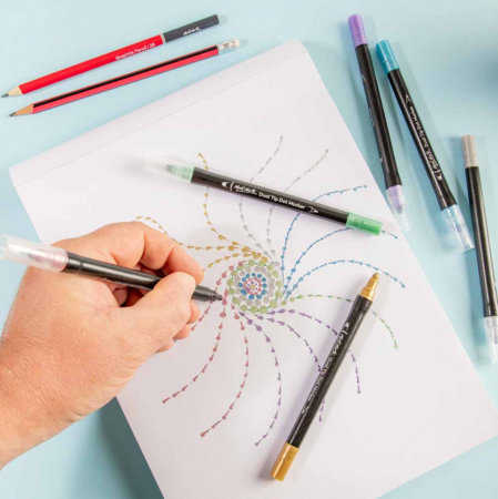 MMPM0059 Markere pentru puncte metalizate Mont Marte 6buc [2]